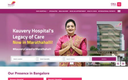 Project Created for Kauvery Hospitals - Bangalore using PHP as technology base