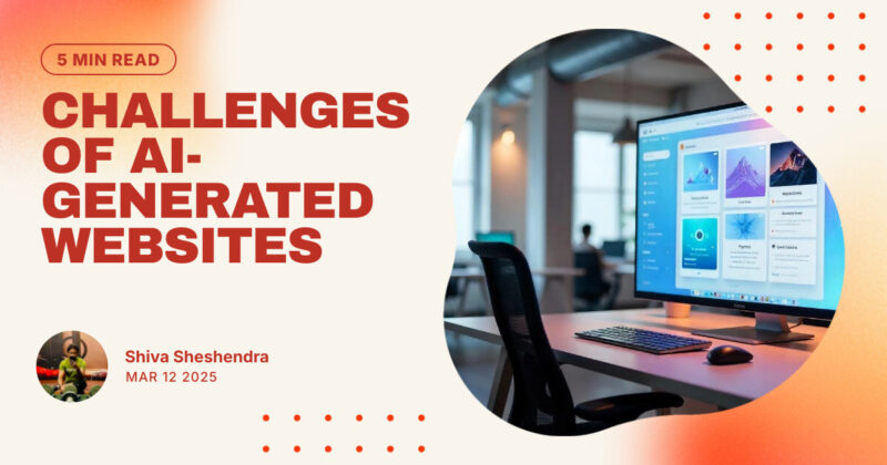 The Challenges of AI-Generated Websites: Navigating the Cons