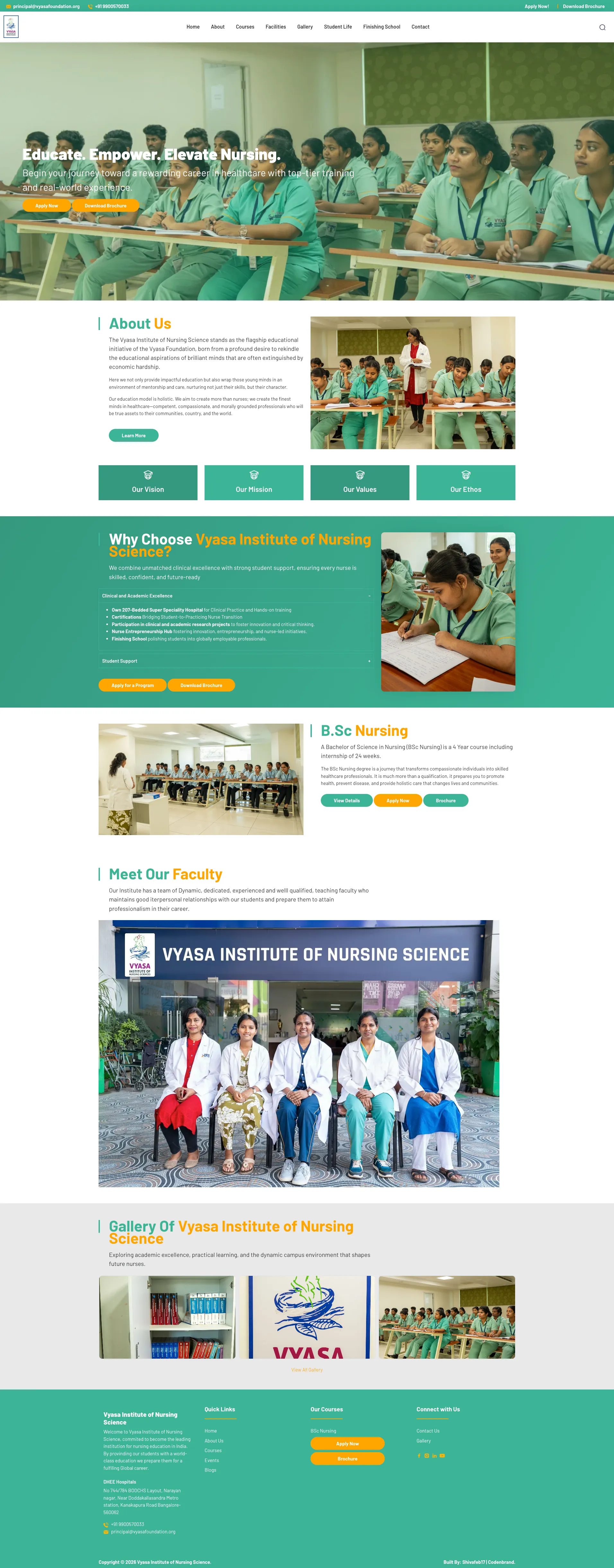 Vyasa Nursing College