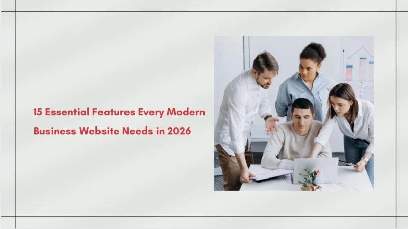Project Created for 15 Essential Features Every Modern Business Website Needs in 2026 using PHP as technology base