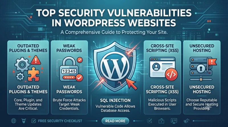 Project Created for Top security vulnerabilities in WordPress websites using PHP as technology base