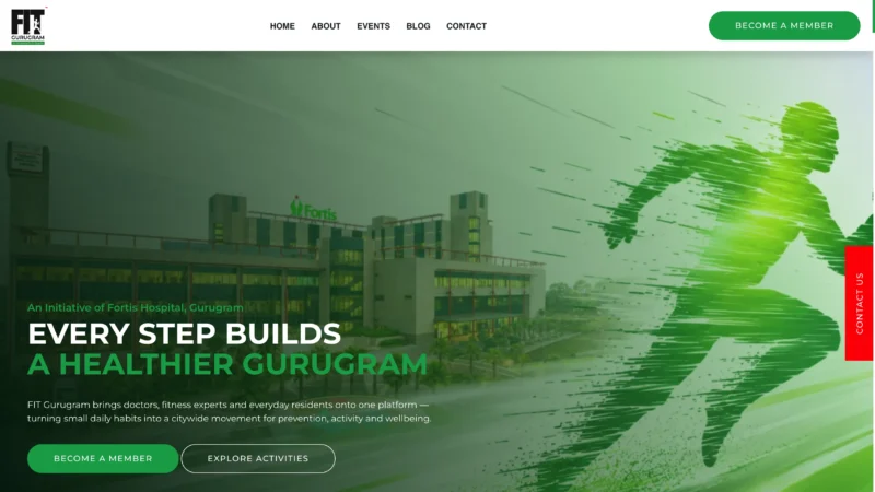 Project Created for Fit Gurugram using PHP as technology base